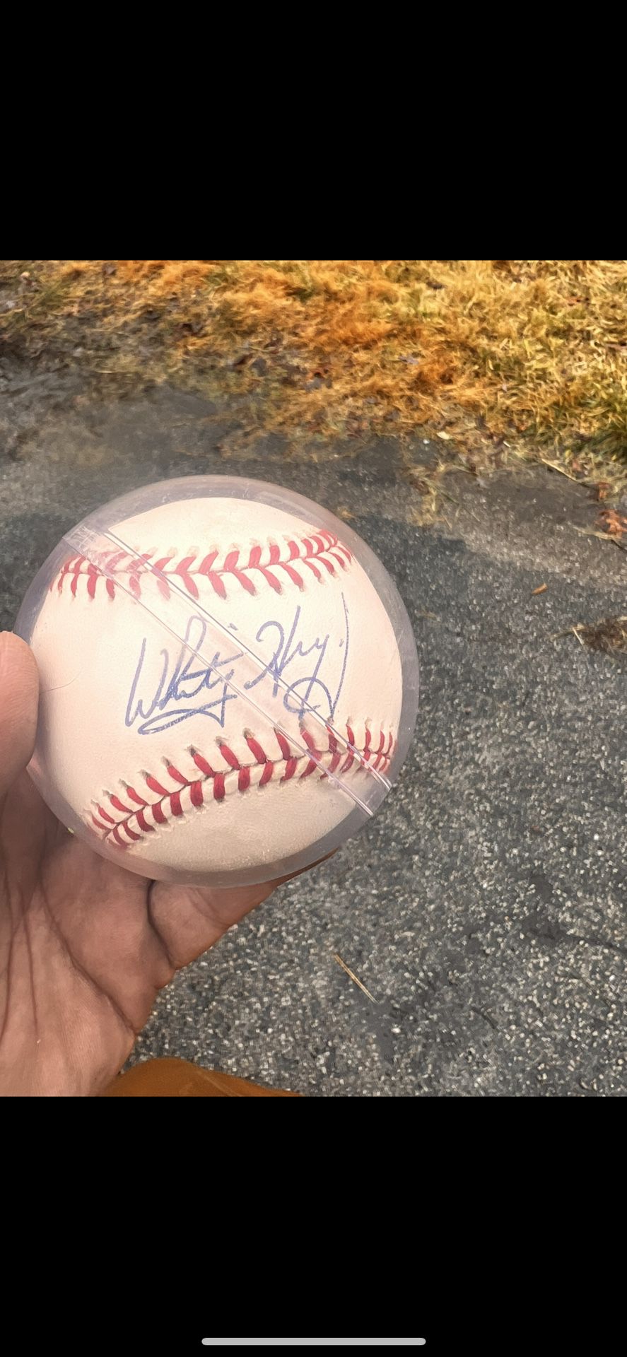 Whitey Herzog Signed Baseball