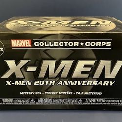 Sealed Funko Marvel Collector Corps X-Men Movie 20th Anniversary Box LARGE