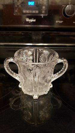 Vintage Depression Glass Spooner