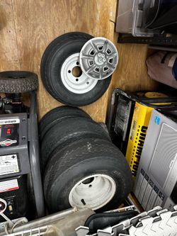 Club Cart rim and tires