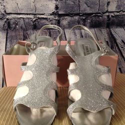 Cute Silver Aphrodite Touch Ups Sandals✨🎁🎄