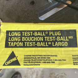 Long Test-Ball Plug 4”
