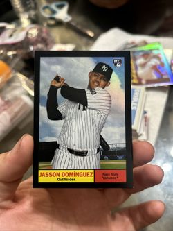 Jasson Dominguez RC 2024 Topps Archives Baseball Black Parallel SP - Yankees #1