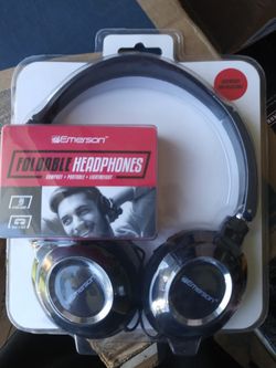 Brand new Emerson headphones foldable
