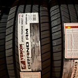 235 70 15 Venom Power White Letreros 