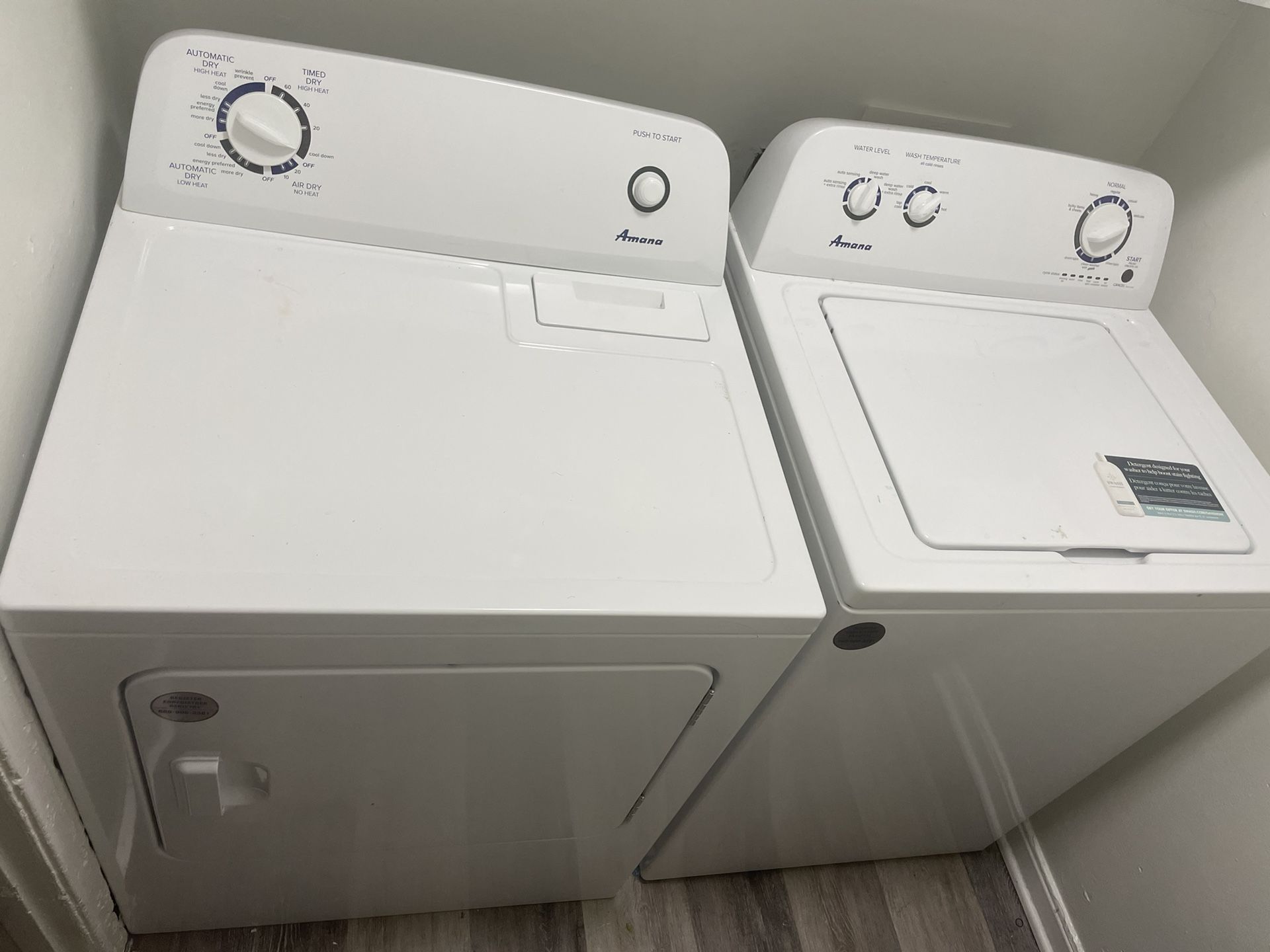 New Washer & Dryer