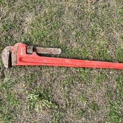 Ridgid Heavy-Duty Pipe Wrench 48 Inch