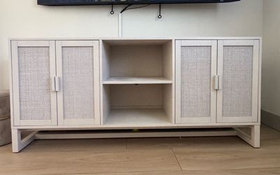 Modern Coastal TV Console / Media Cabinet – 71” – $425 OBO