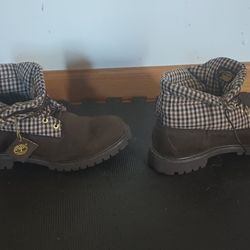 Timberland Woolrich Limited Edition Roll Top Brown Shoes for Men  Size 12