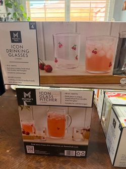 Members Mark Pitcher and 4 glasses