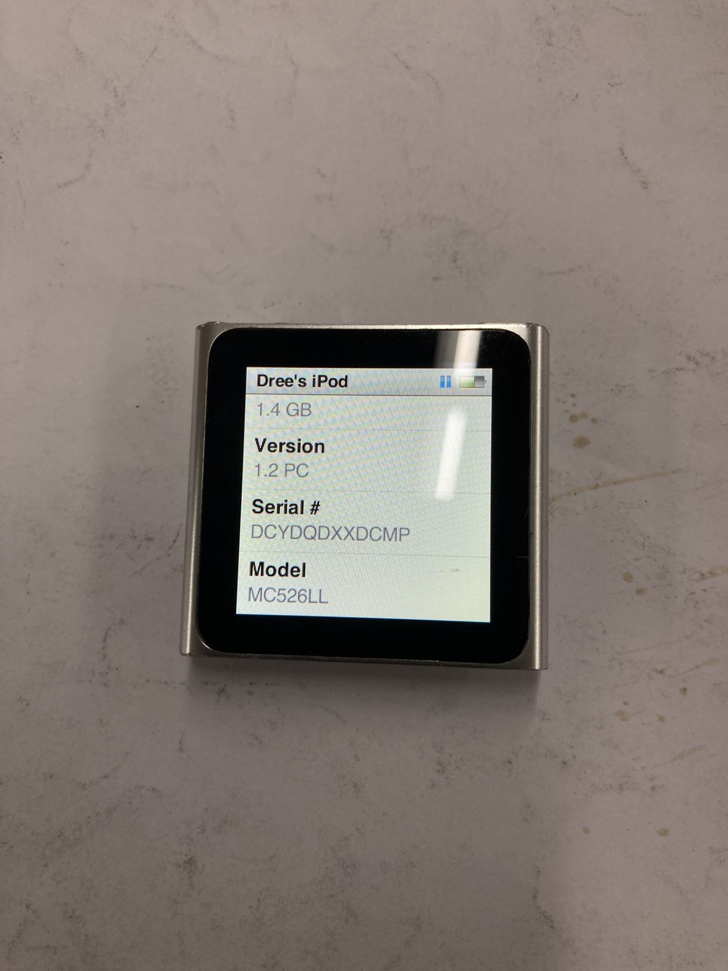 Apple ipod Nano 6th Gen