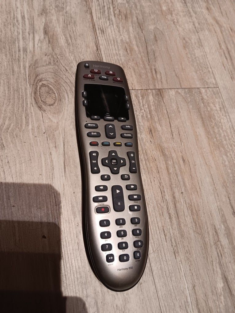 Logitech Harmony 650 Infrared All in One Programmable Remote Control, Silver