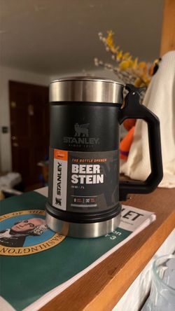 BRAND NEW Stanley Vacuum Insulated Beer Stein 24oz (Matte Black) - NEW WITH TAGS