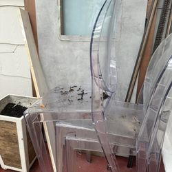 Clear Acrylic Chairs 