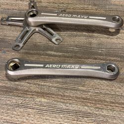 Vintage Sugino Aero Maxy Crankset BMX Made In Japan 170mm