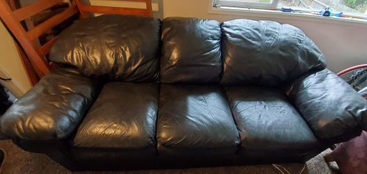 Leather couch