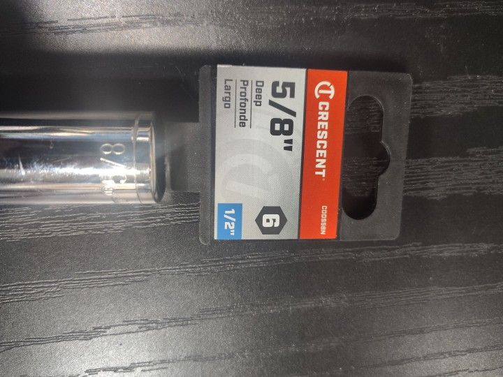 Crescent 5/8 in. X 1/2 in. drive SAE 6 Point Deep Socket 1 pc