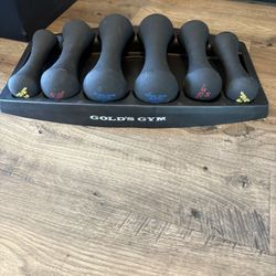 Gold Gym Neoprene Weight  Set! Like New Condition!!