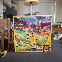 Pokemon Battle Academy Trading Card Game, Play Level 1, 2 Players Ages 6+ Incl: 3 Decks Of Cards-Open Box In Mint Condition