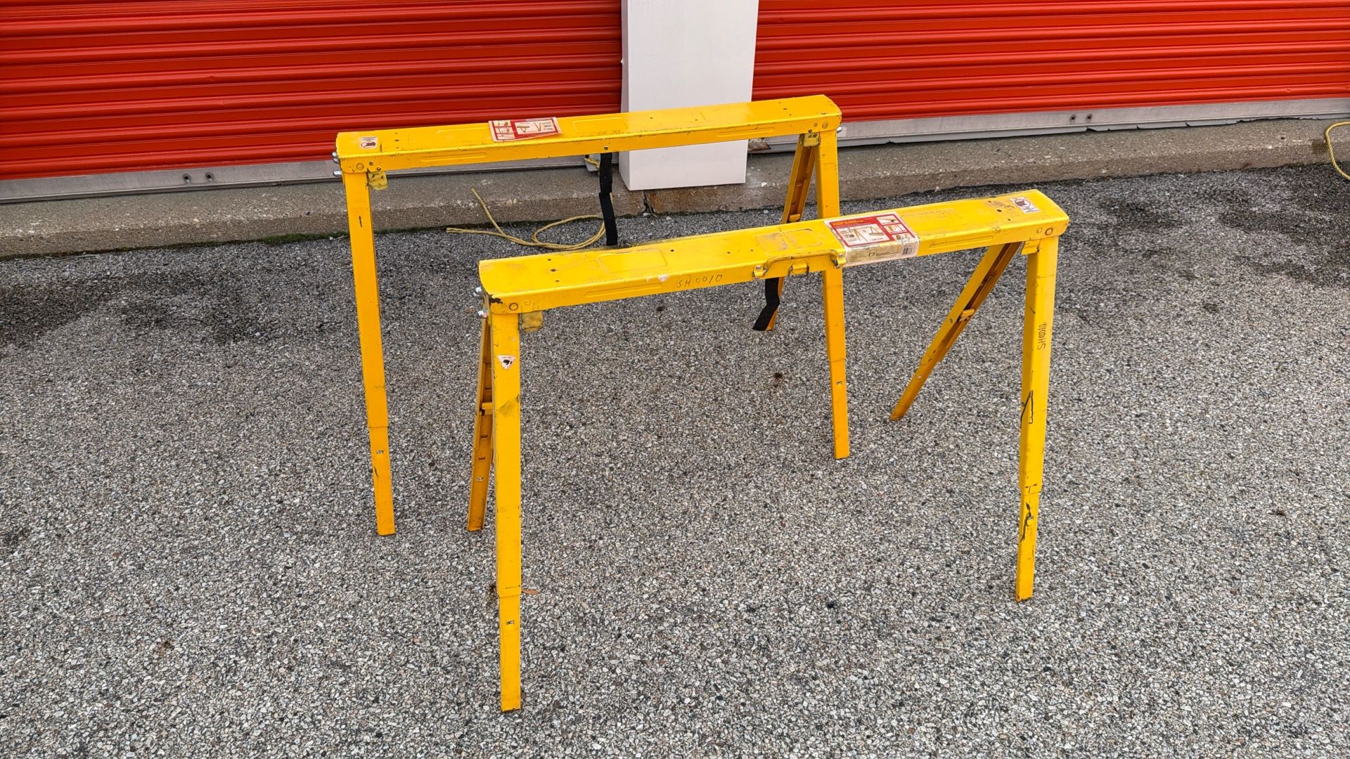 Contractor Saw Horses Adjustable Heights