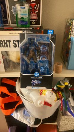 Blue Beetle Action Figure From Mcfarlane Toys