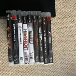 Ps3 in great condition with 9 games reduced to sell