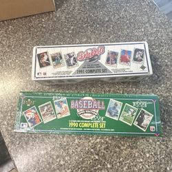 1990 and 1991 Upper Deck Factory Sealed Sets