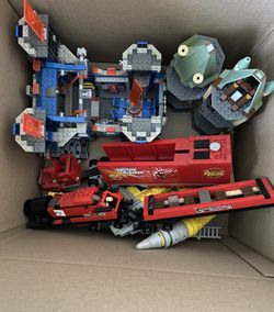 Two Big Cardboard Boxes And One Plastic Box