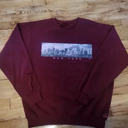 Burgundy and blue New York 