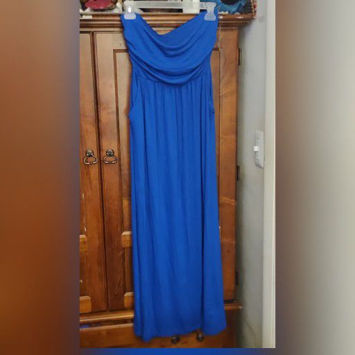 Shipping Only!    Women's Strapless Maxi Dress