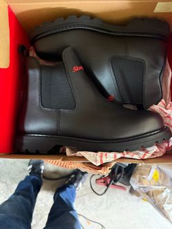 Snap on workboots