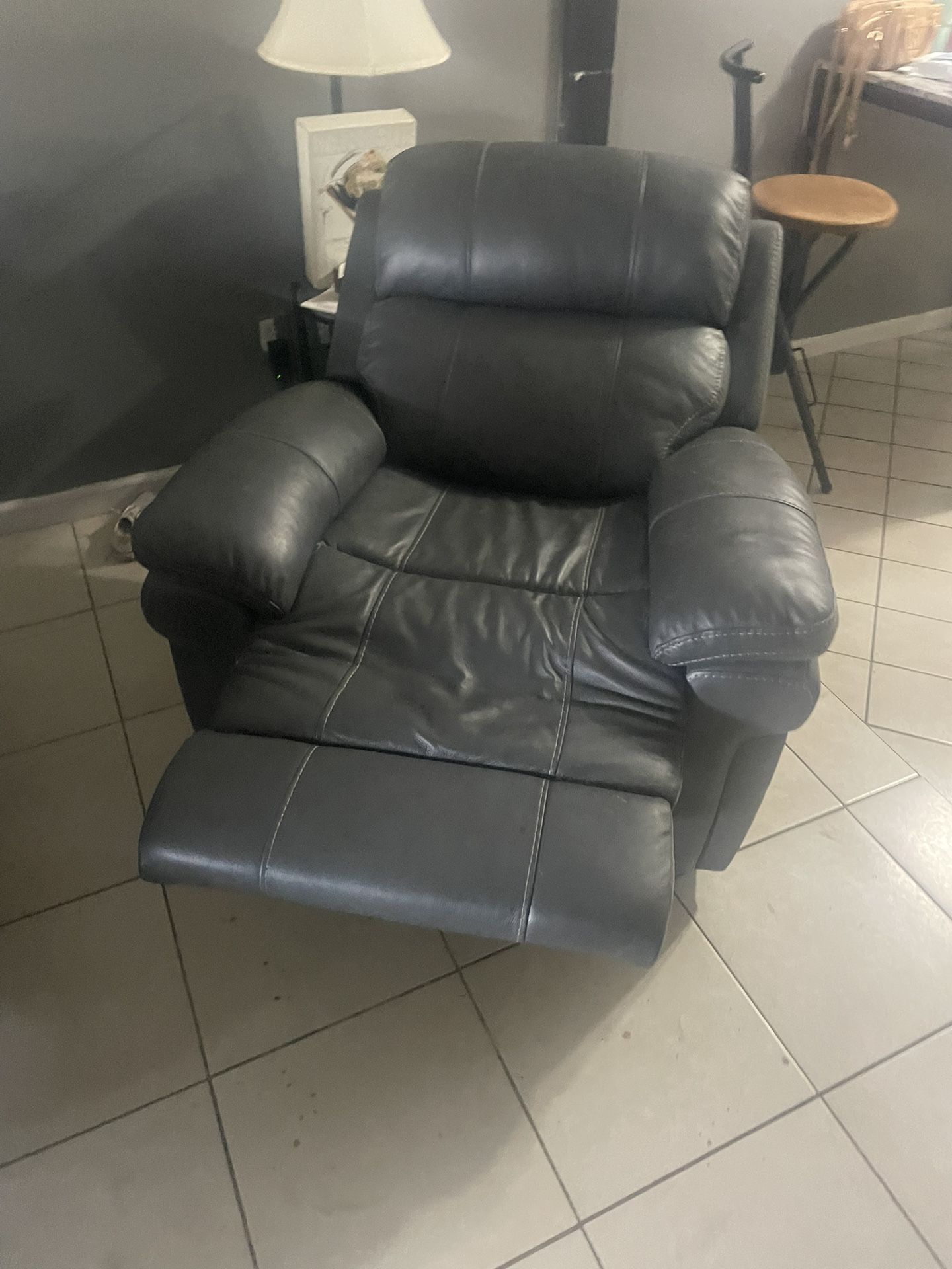 Electric Recliner With Couch.