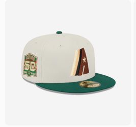 New Era Houston Astros Chrome Green 2 Tone 50th Anniversary SP 59 Fifty Fitted Size 8