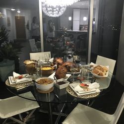 Mitchell Gold Bob Williams GLASS DINING TABLE