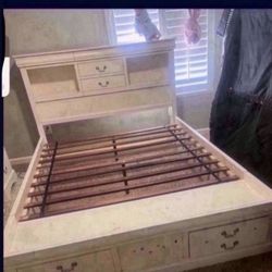 Queen Bed Frame $400