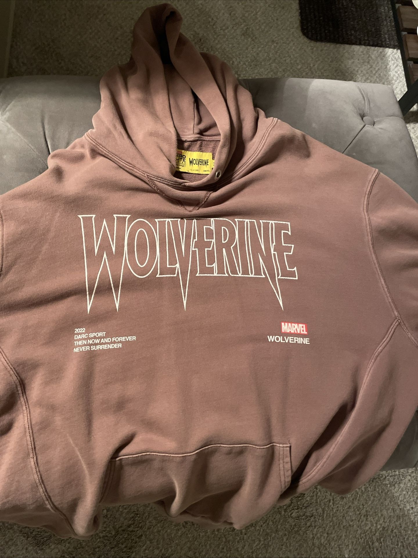 Darc Sport Wolverine Hoodie Size L