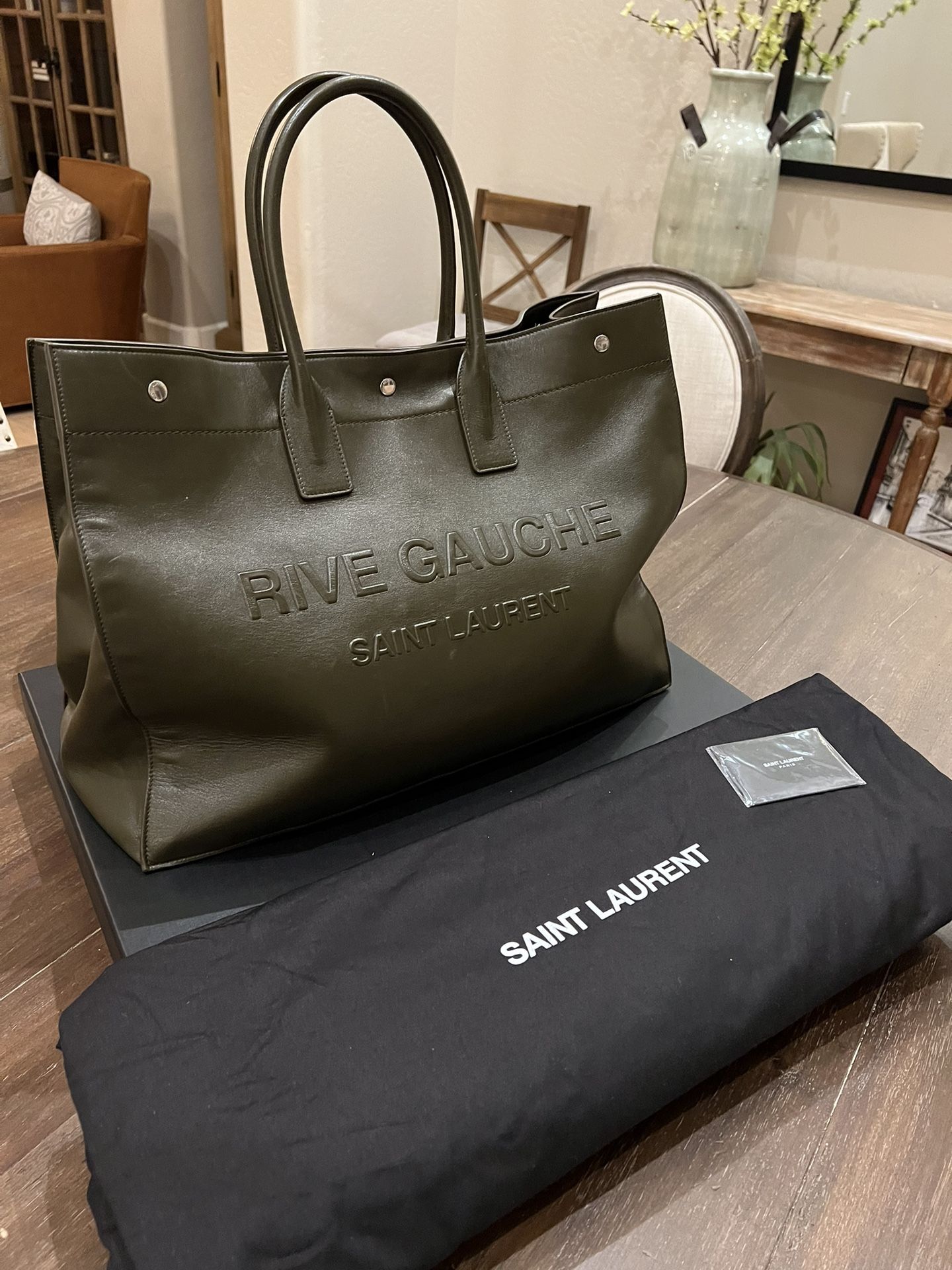 YSL Yves Saint Laurent Rive Gauche tote
