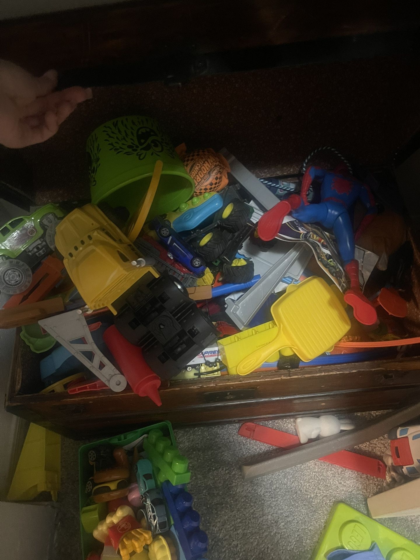 Kids Toy Chest With Toys