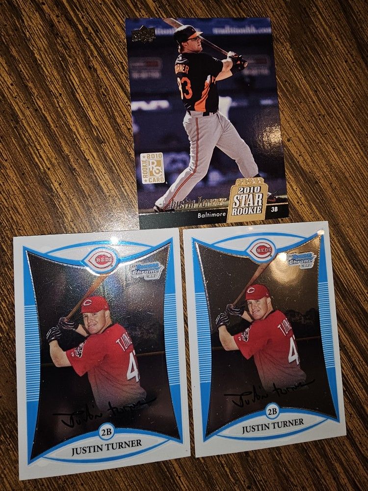 3 - 2008 Rookie Topps Chrome Justin Turner