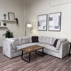 FREE DELIVERY Pottery Barn Gray Modular Sectional Couch