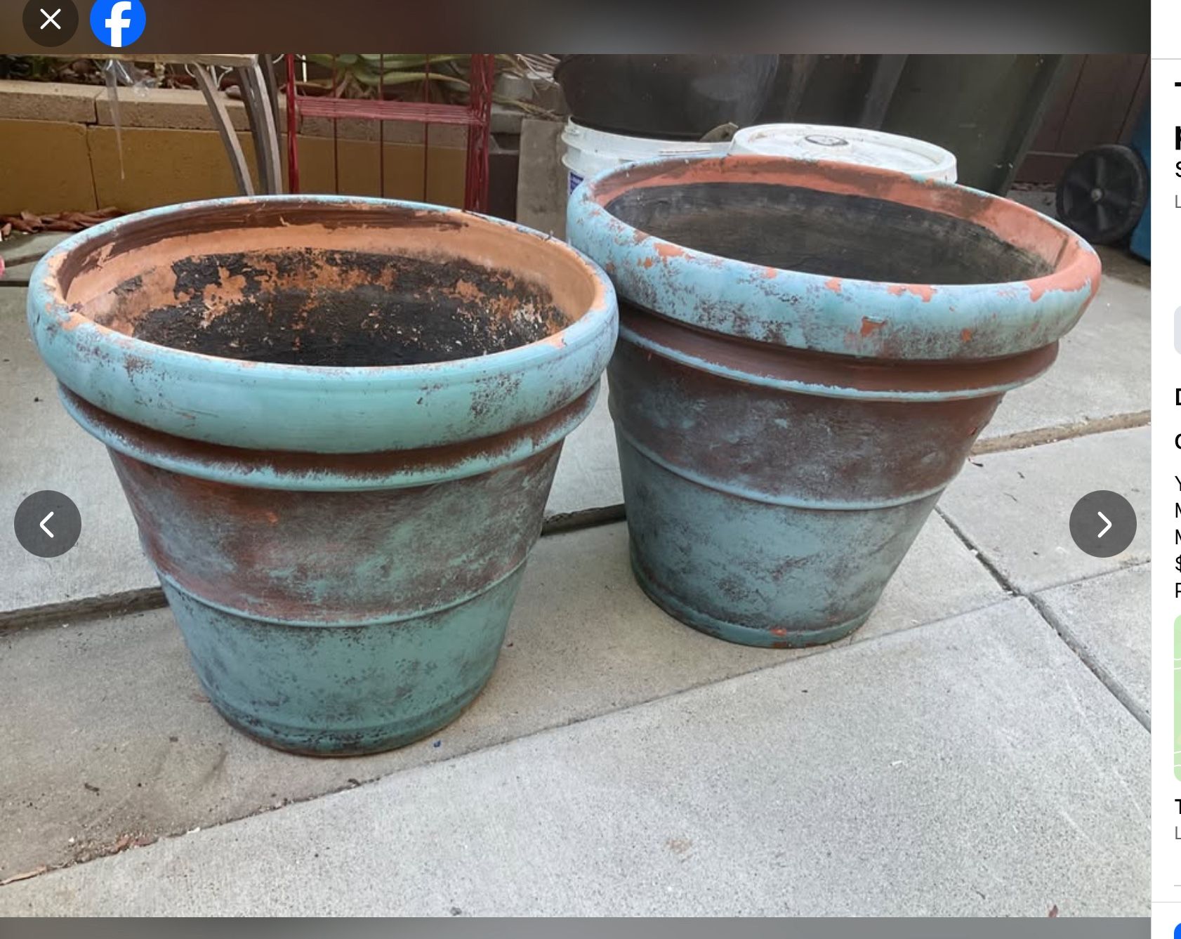 Italian Terra Cotta Pots