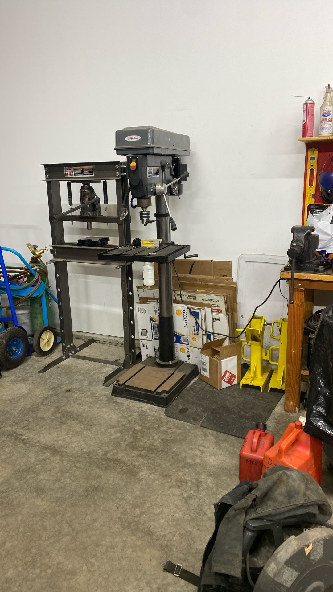 Drill  Press, 12 Speed Production Drill, Press
