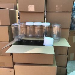 Plastic Jars With Lids