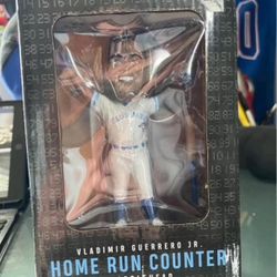 Vladimir Guerrero, JR Home Run Counter Bobblehead New In Box Toronto Blue Jays