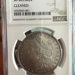 1878 8TF $1 VAM-7 Morgan Silver Dollar NGC XF Details