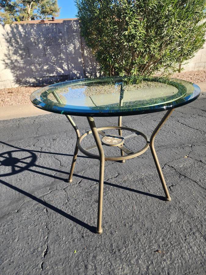 Glass Kitchen Table & Chairs