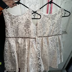 Used Girls Rose Gold Dresses 