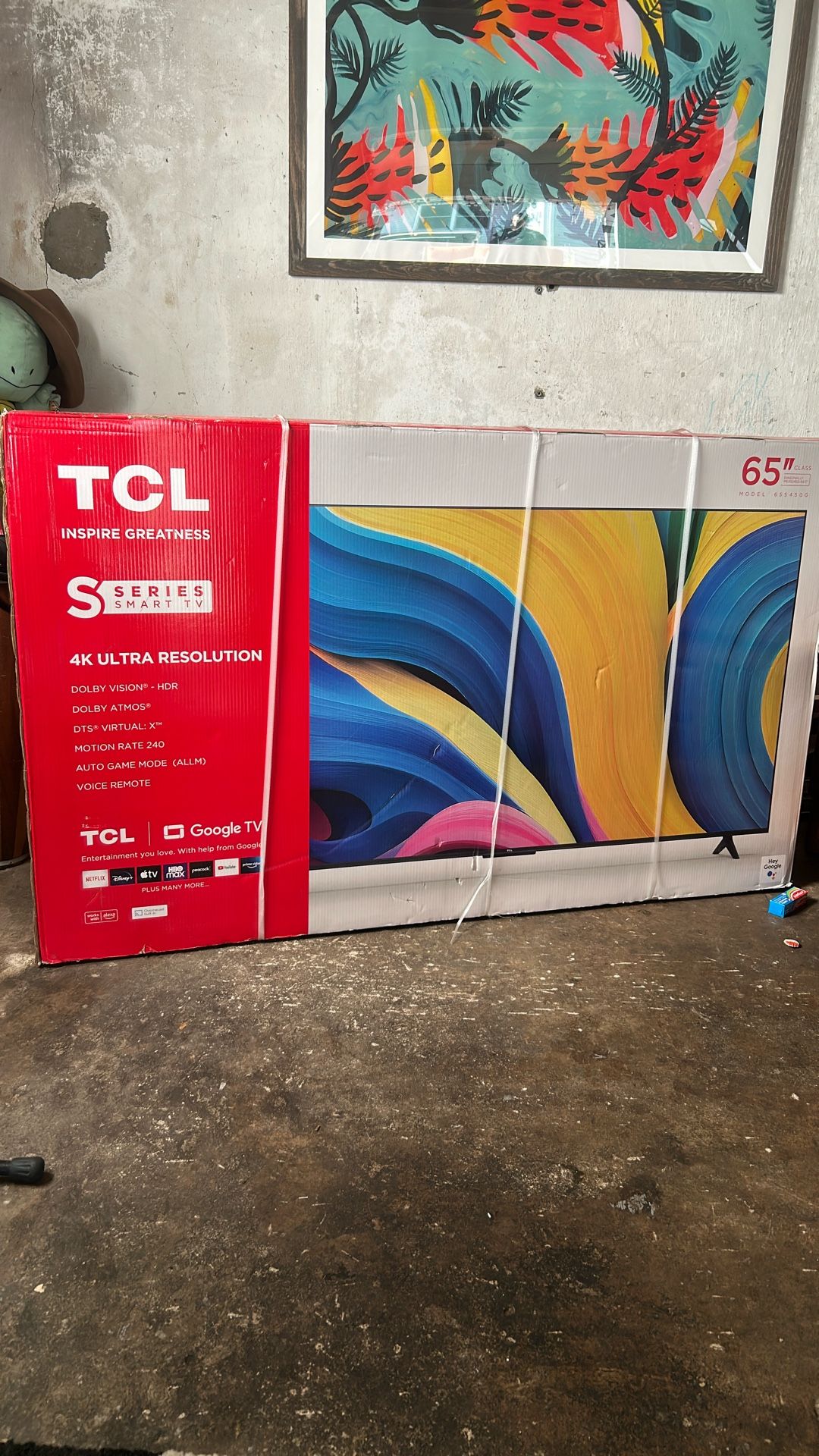 65” 4K Tv Brand New In Box