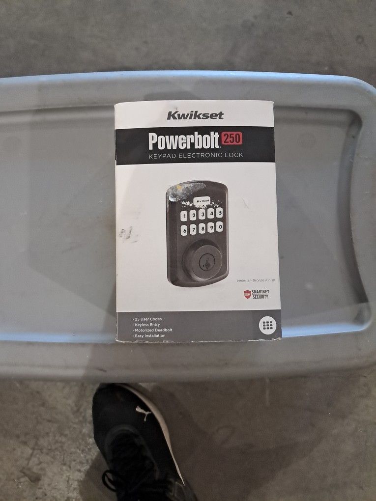 Powerbolt 250 Keypad Electronic Lock