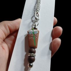 Charm For Tumbler Handle - Iced Coffee